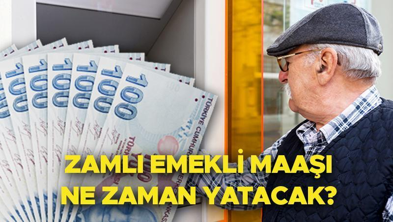 Zamlı emekli maaşı ödeme günleri 2025 açıklandı!